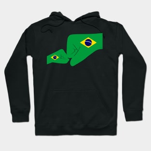 Brazil Baby Fist Bump Patriot Flag Series Hoodie